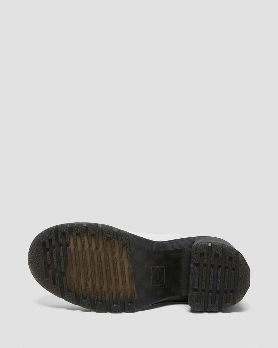 Botas de Tacon Dr Martens Spence Leather Flared Chelsea Mujer Blancas  España |  63540-FTNP