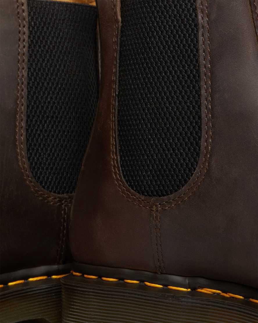 Botines Chelsea Dr Martens 2976 Bex Crazy Horse Mujer Marrones Oscuro  España |  06287-CSAK