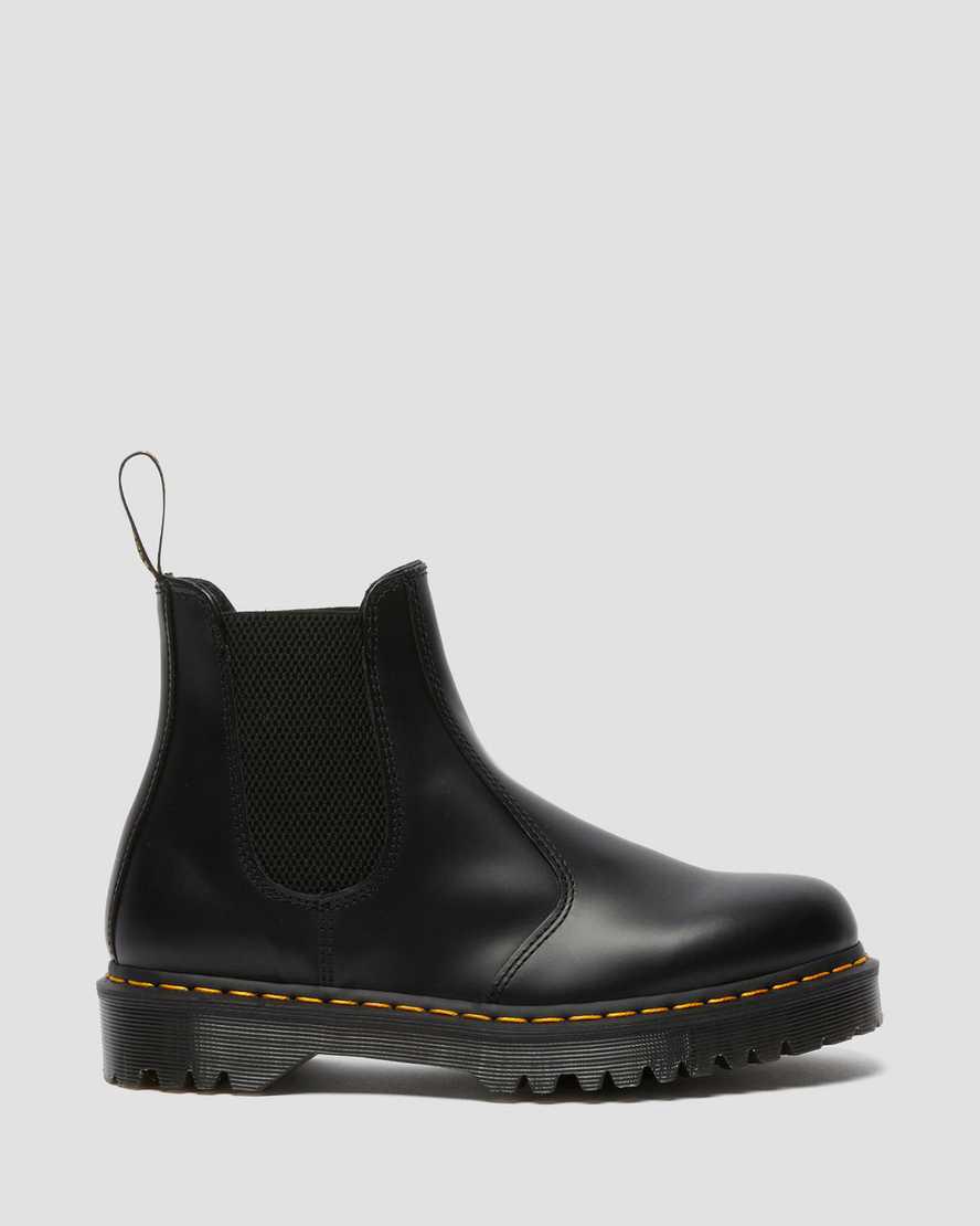 Botines Chelsea Dr Martens 2976 Bex Smooth Leather Mujer Negras  España |  65804-BLFN