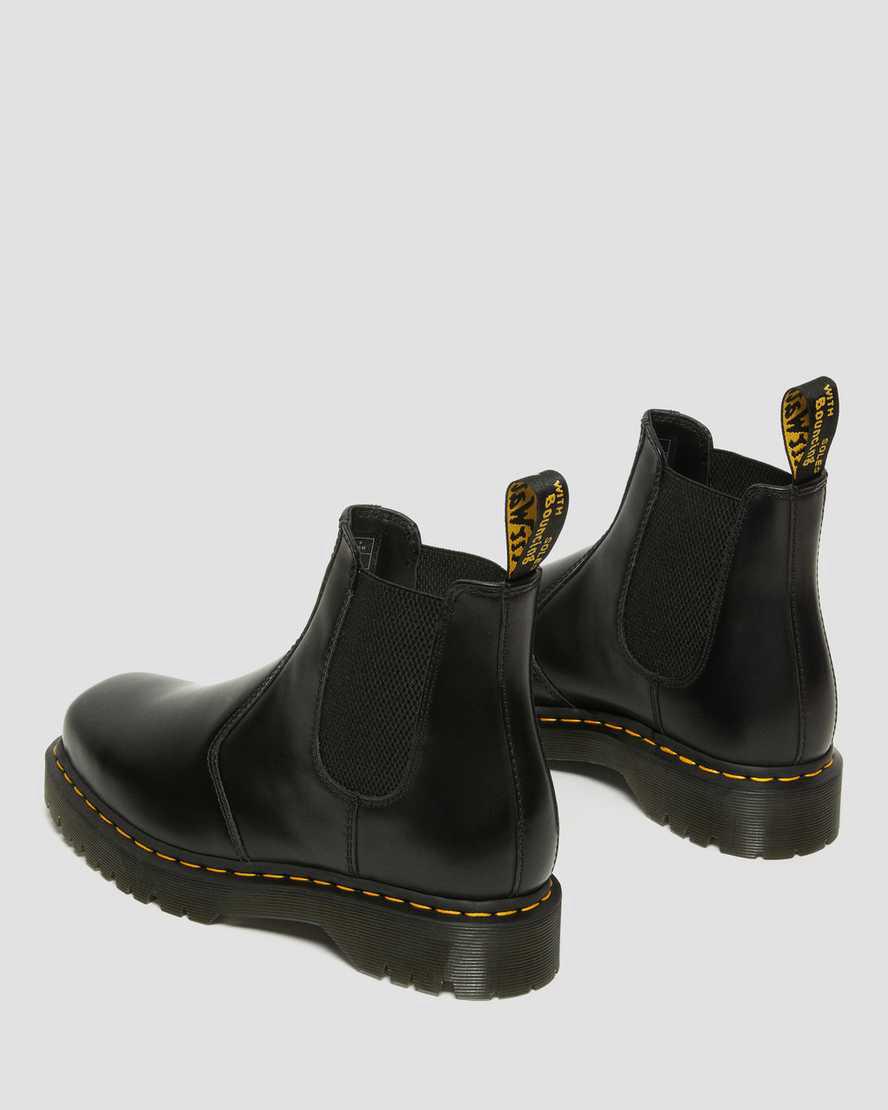 Botines Chelsea Dr Martens 2976 Bex Squared Toe Leather Hombre Negras  España |  83274-GQHA