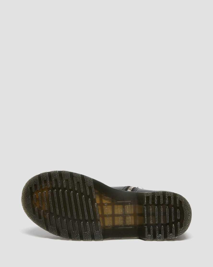 Botines Chelsea Dr Martens 2976 Double Zip Leather Mujer Negras  España |  40362-BYVU
