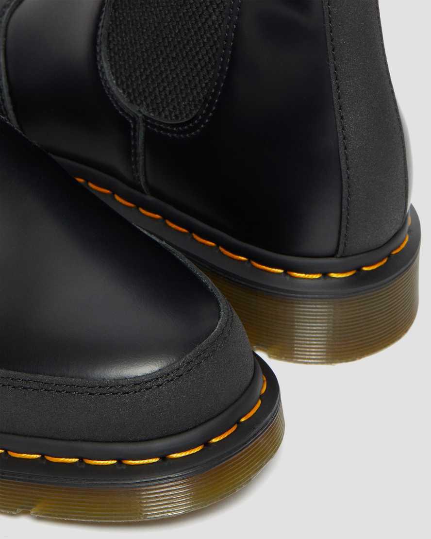 Botines Chelsea Dr Martens 2976 Guard Panel Leather Mujer Black/Dual Original  España |  40381-AJDE