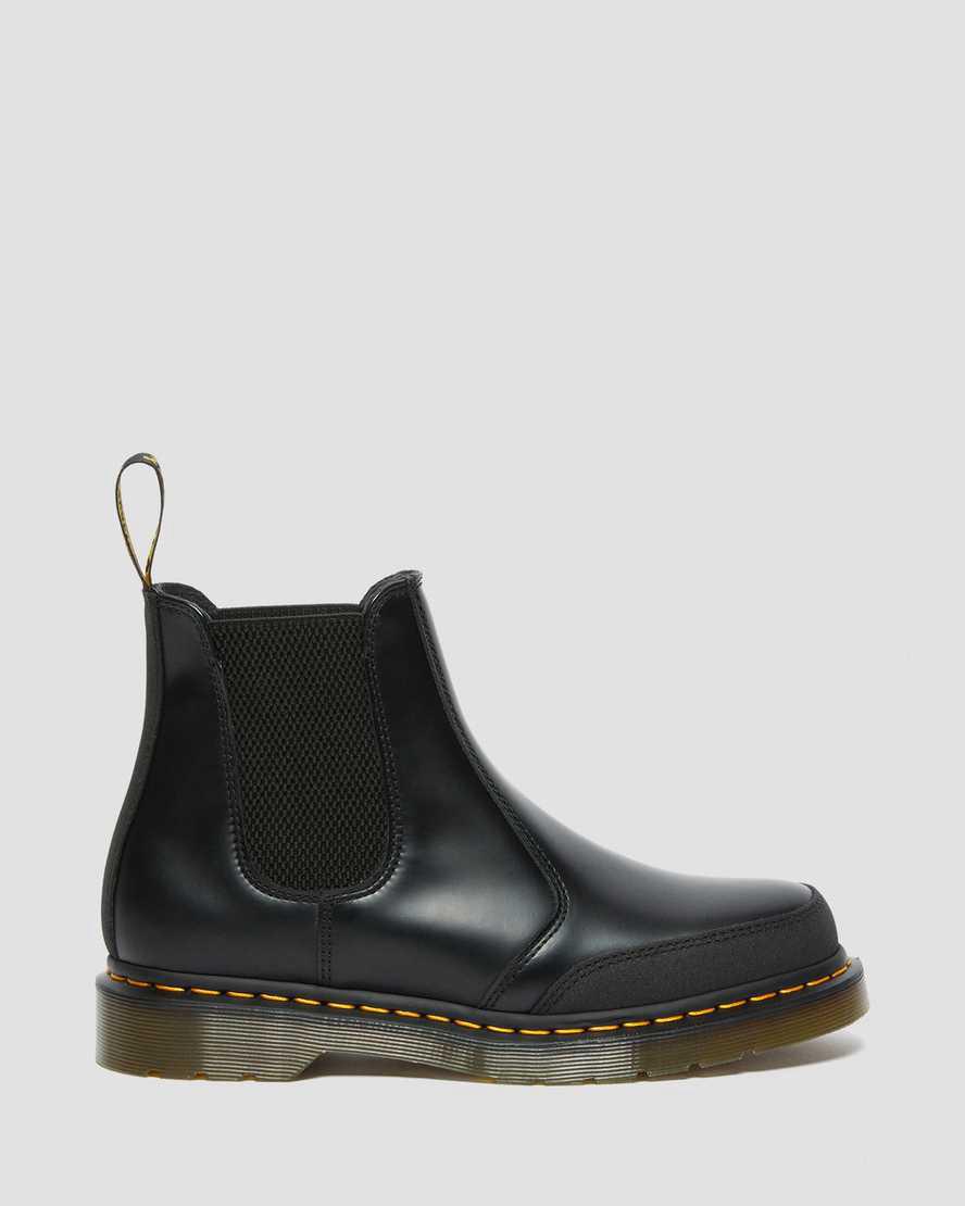 Botines Chelsea Dr Martens 2976 Guard Panel Leather Mujer Black/Dual Original  España |  40381-AJDE