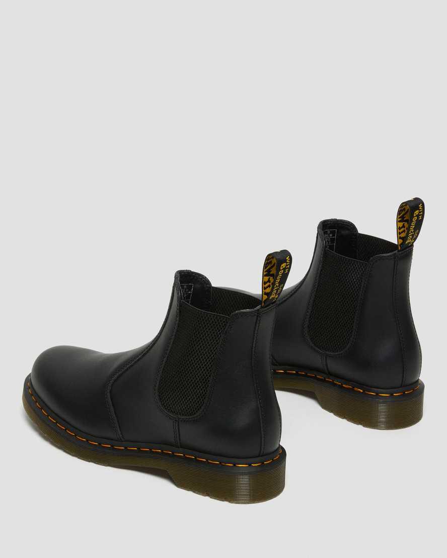Botines Chelsea Dr Martens 2976 Nappa Leather Mujer Negras  España |  49537-AMWO
