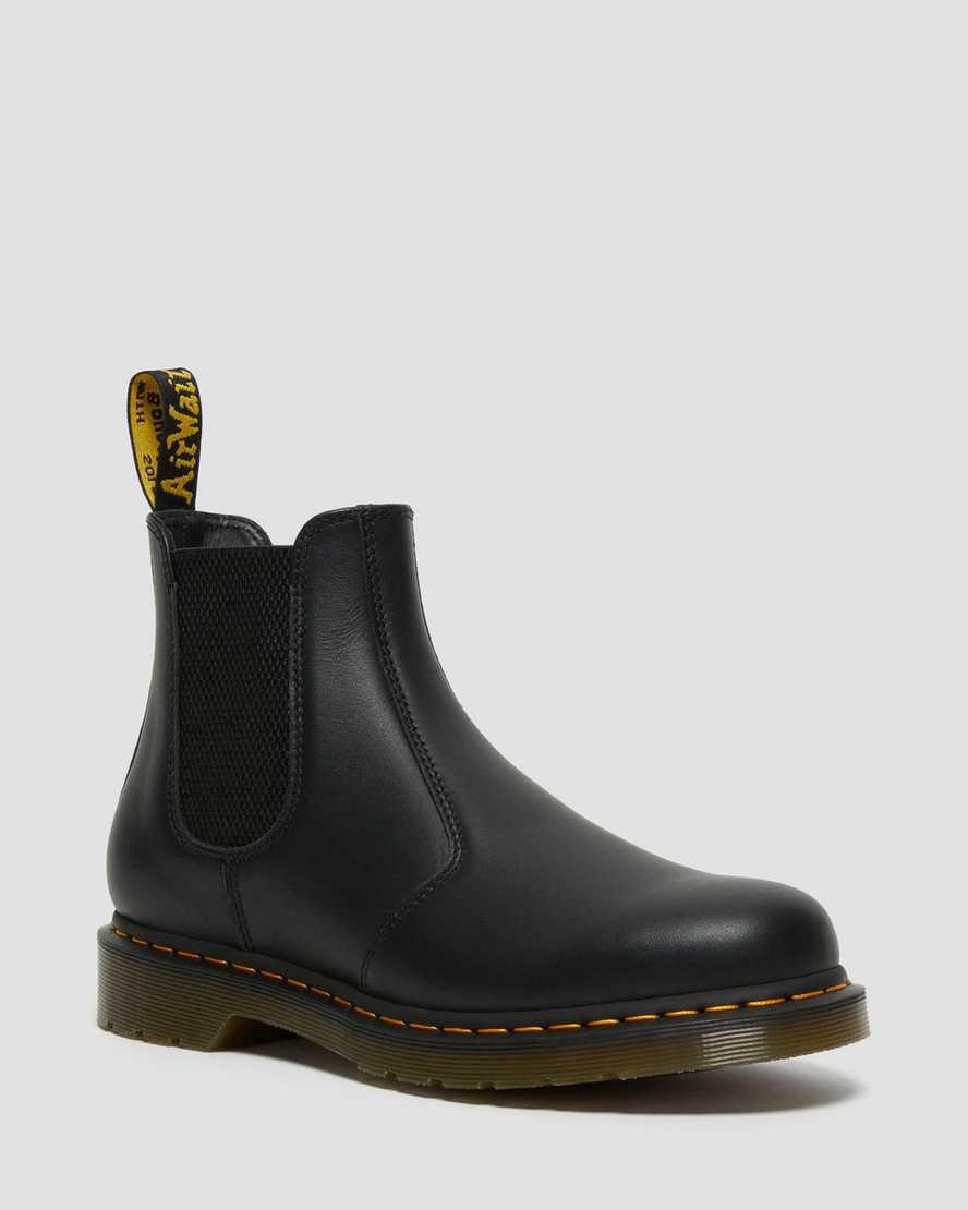 Botines Chelsea Dr Martens 2976 Nappa Leather Mujer Negras  España |  49537-AMWO