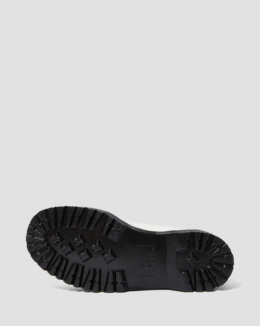 Botines Chelsea Dr Martens 2976 Smooth Leather Platform Mujer Blancas  España |  04863-FQSC