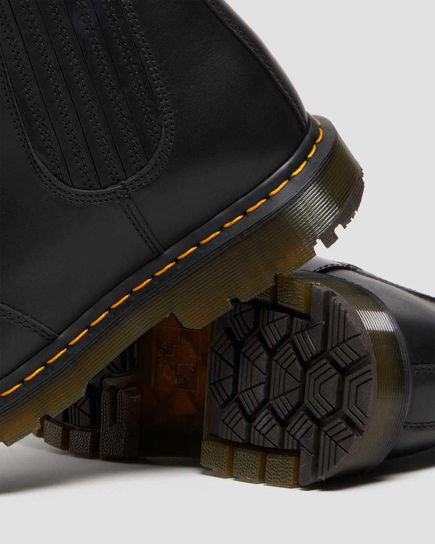 Botines Chelsea Dr Martens 2976 Wintergrip Leather Mujer Negras  España |  46102-XMNZ