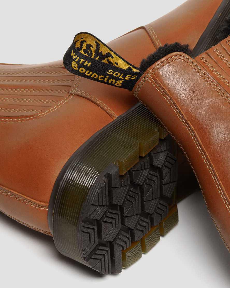 Botines Chelsea Dr Martens 2976 Wintergrip Leather Hombre Marrones  España |  61709-RSQH