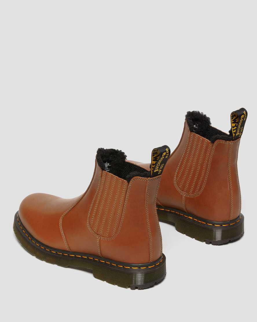Botines Chelsea Dr Martens 2976 Wintergrip Leather Hombre Marrones  España |  61709-RSQH