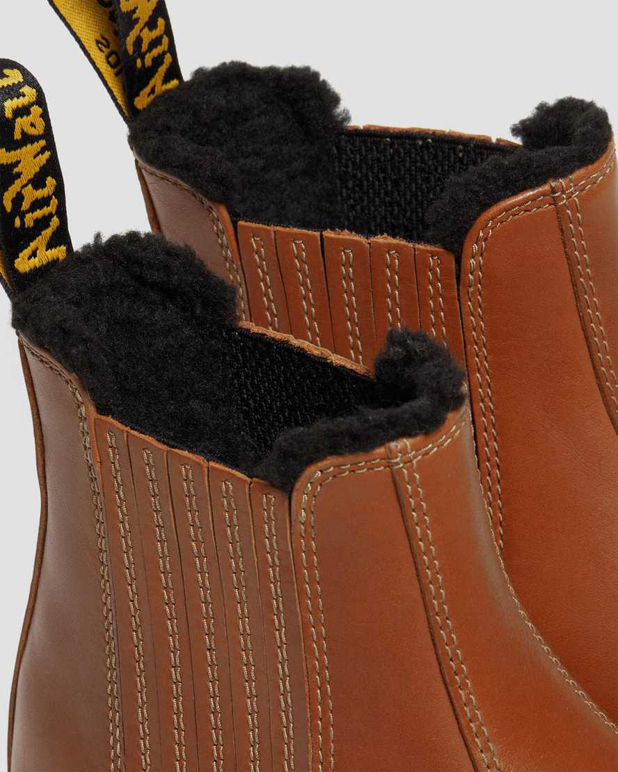 Botines Chelsea Dr Martens 2976 Wintergrip Leather Hombre Marrones  España |  61709-RSQH