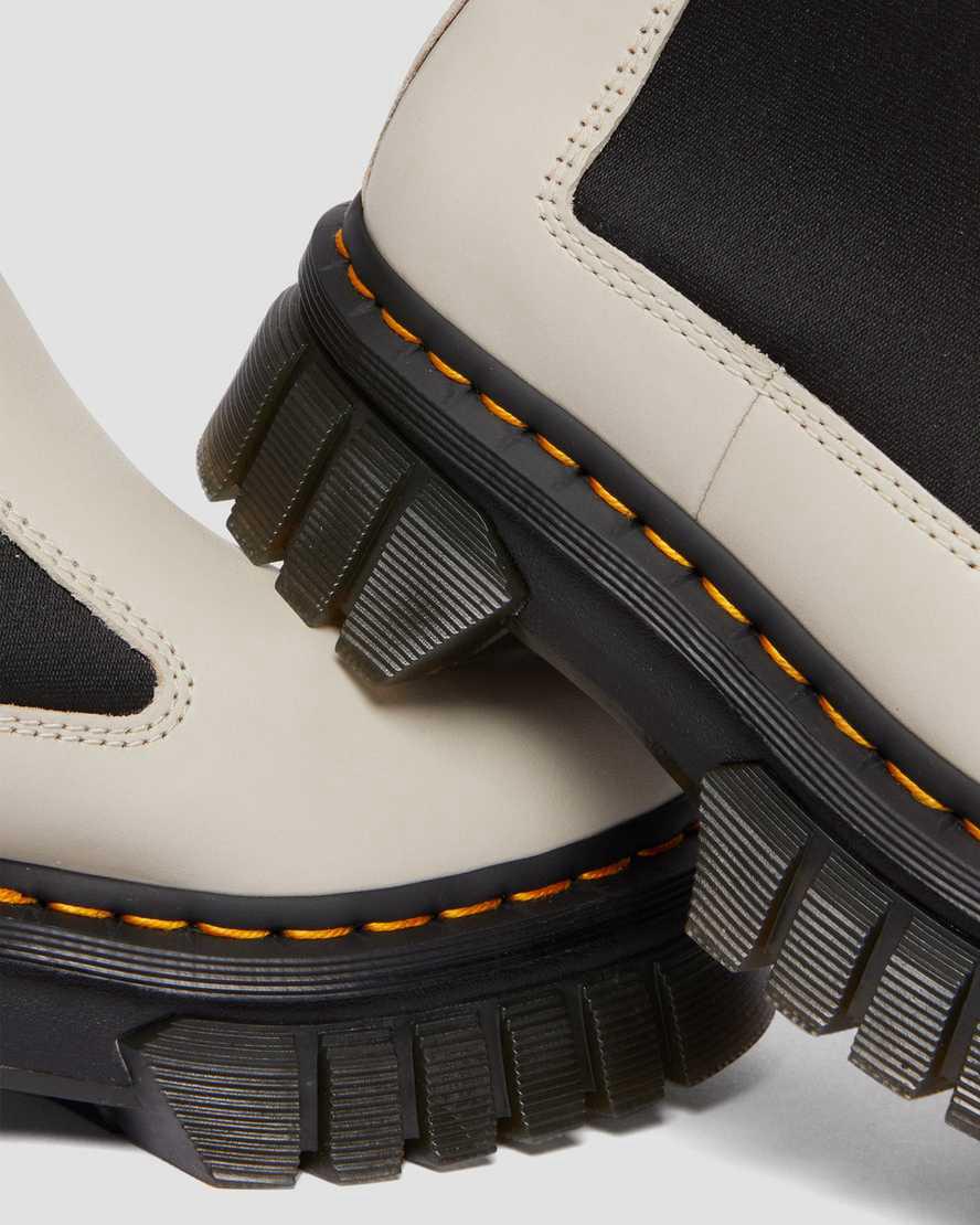 Botines Chelsea Dr Martens Audrick Nappa Leather Platform Hombre Gris  España |  38259-NYTU