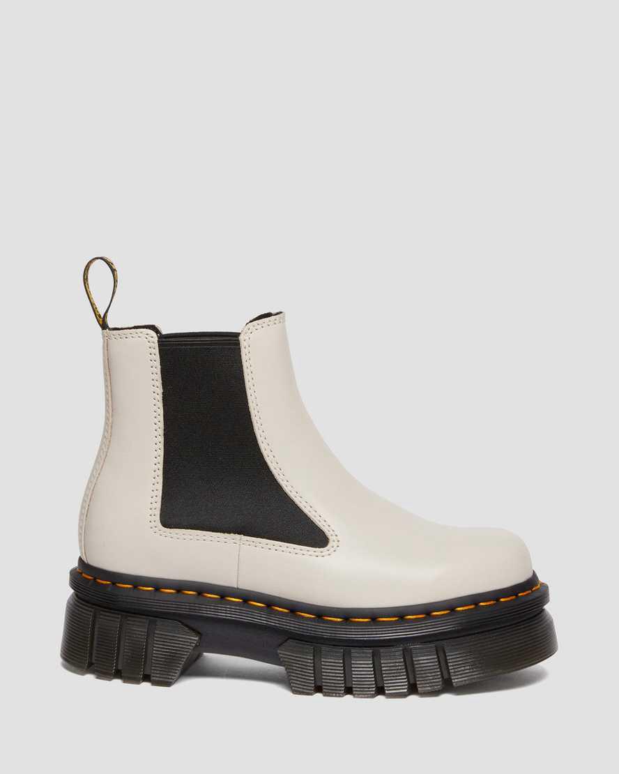 Botines Chelsea Dr Martens Audrick Nappa Leather Platform Hombre Gris  España |  38259-NYTU