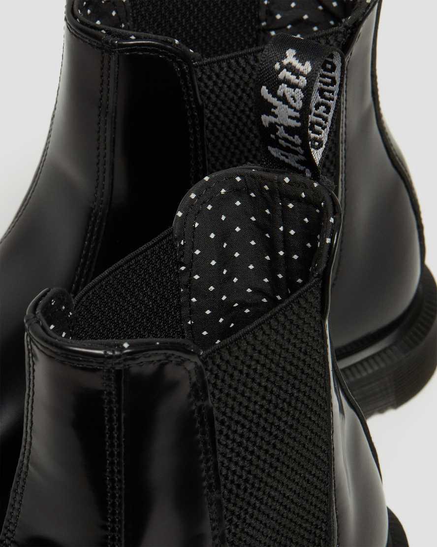 Botines Chelsea Dr Martens Flora Smooth Leather Mujer Negras  España |  69582-ZKVU
