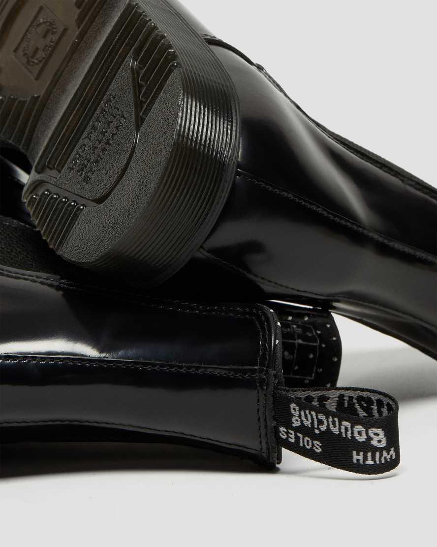 Botines Chelsea Dr Martens Flora Smooth Leather Mujer Negras  España |  69582-ZKVU