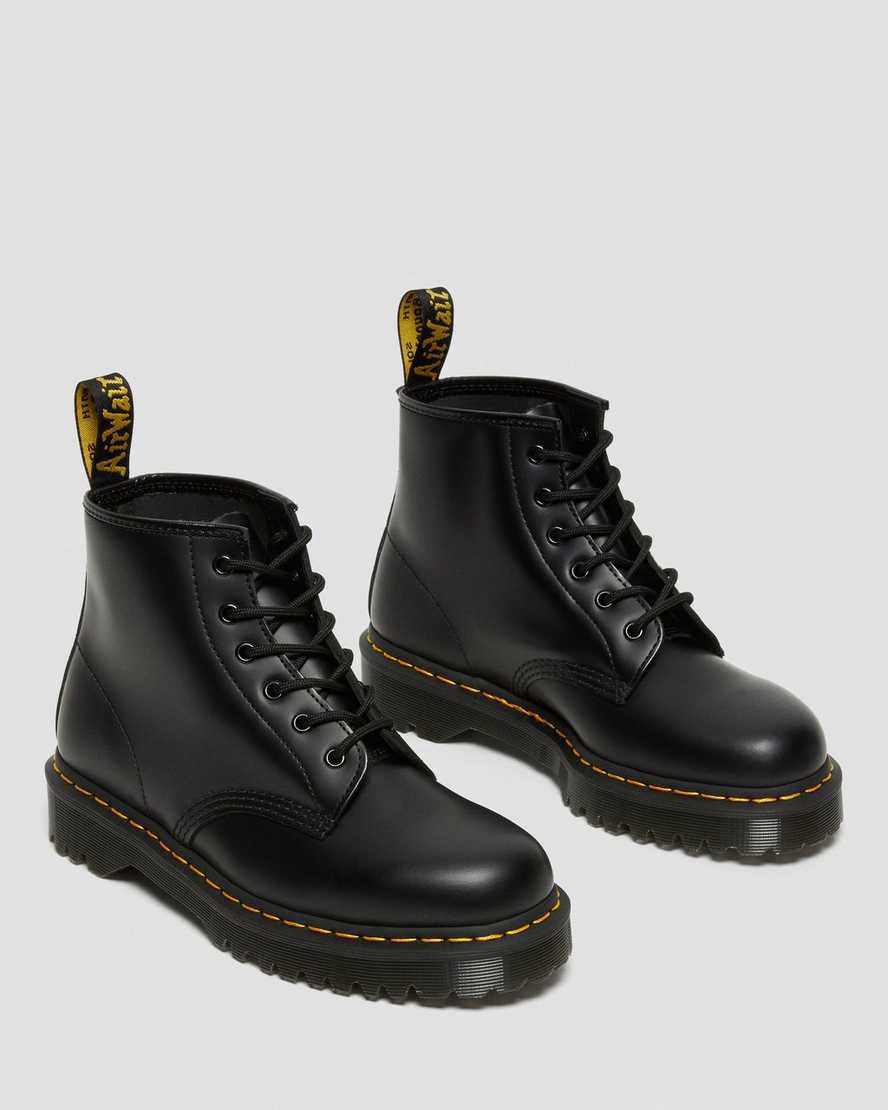 Botines Dr Martens 101 Bex Smooth Leather Hombre Negras  España |  90527-QBUD