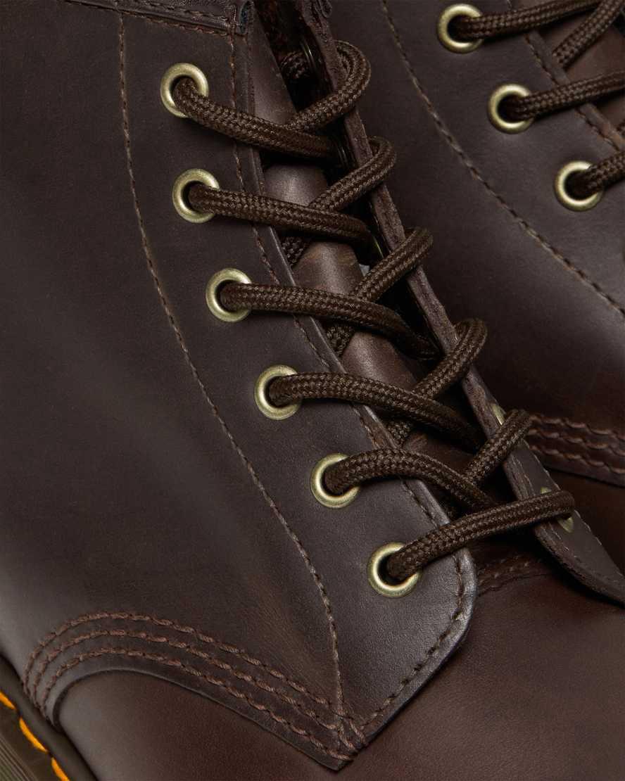 Botines Dr Martens 101 Crazy Horse Leather Mujer Marrones Oscuro  España |  13279-XVZW