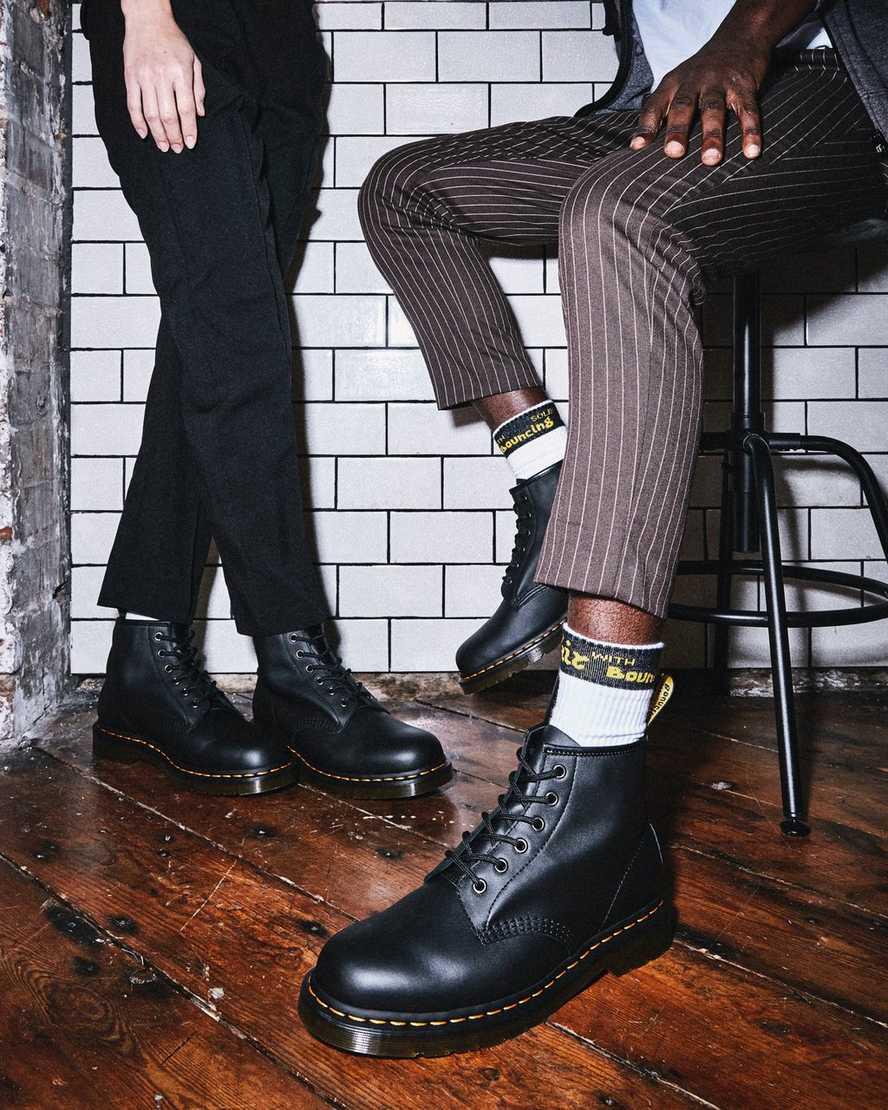Botines Dr Martens 101 Leather Hombre Negras  España |  54961-VAQI
