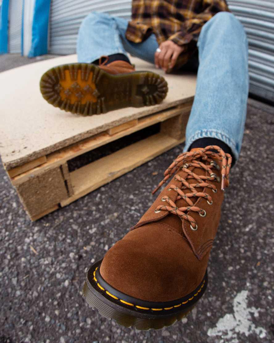 Botines Dr Martens 101 Made in England Ben Suede Mujer Marrones  España |  20148-NVGO