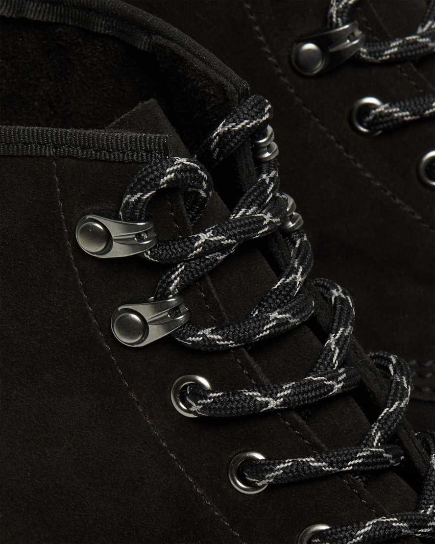 Botines Dr Martens 101 Made in England Ben Suede Mujer Negras  España |  35164-ZQMK