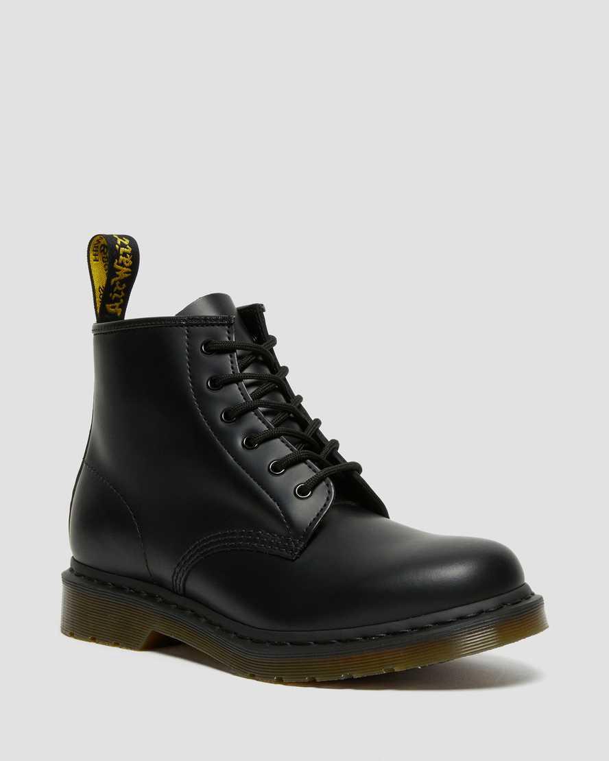 Botines Dr Martens 101 Smooth Leather Hombre Negras  España |  52690-ZHPS