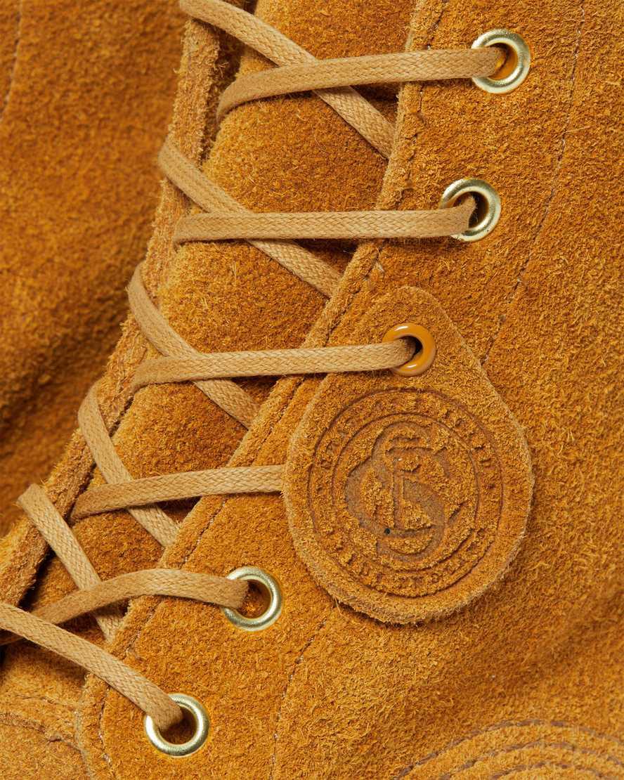 Botines Dr Martens 101 Suede Mujer Amarillo  España |  46301-YAVX