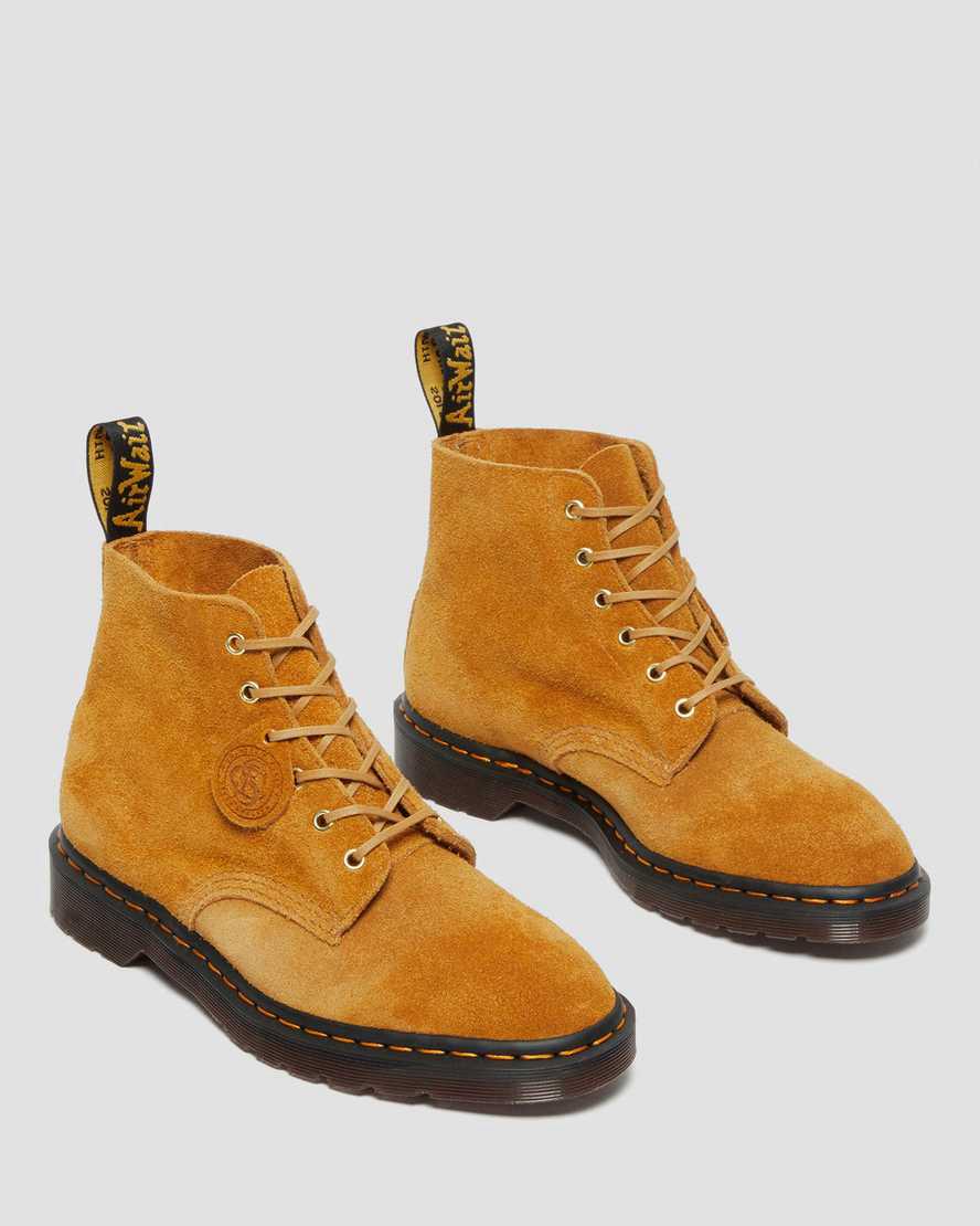 Botines Dr Martens 101 Suede Mujer Amarillo  España |  46301-YAVX