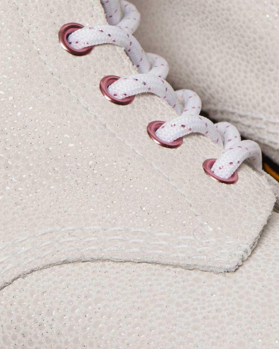 Botines Dr Martens 1460 Bejeweled Lace Up Mujer Blancas  España |  73260-XPKJ