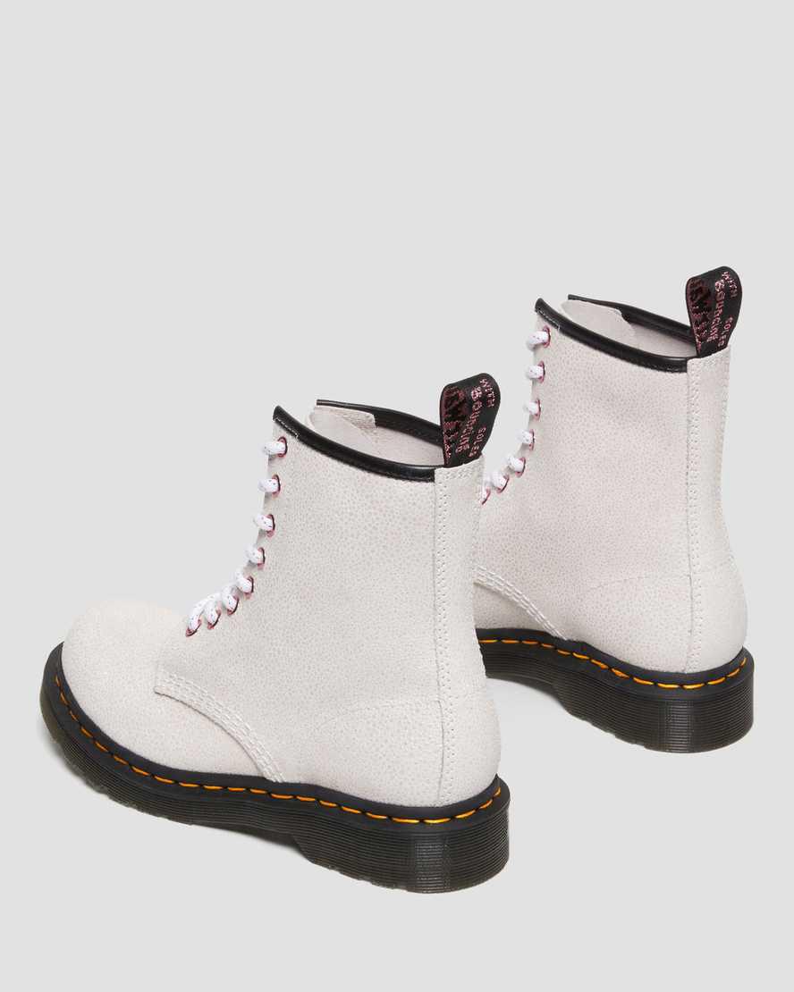 Botines Dr Martens 1460 Bejeweled Lace Up Mujer Blancas  España |  73260-XPKJ