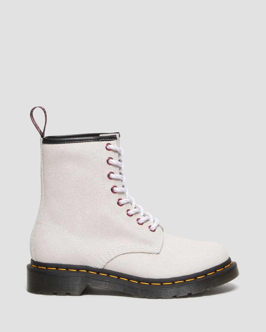 Botines Dr Martens 1460 Bejeweled Lace Up Mujer Blancas  España |  73260-XPKJ