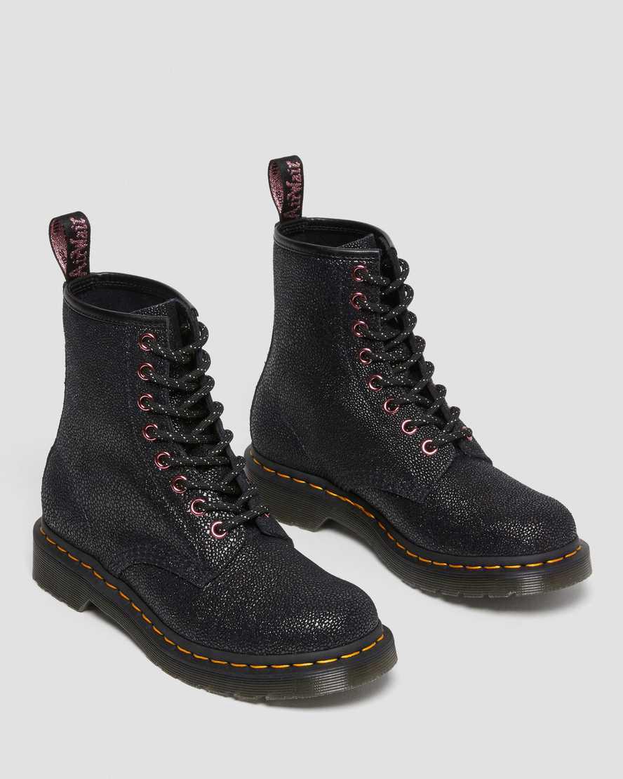 Botines Dr Martens 1460 Bejeweled Lace Up Mujer Negras  España |  94051-ZHFQ
