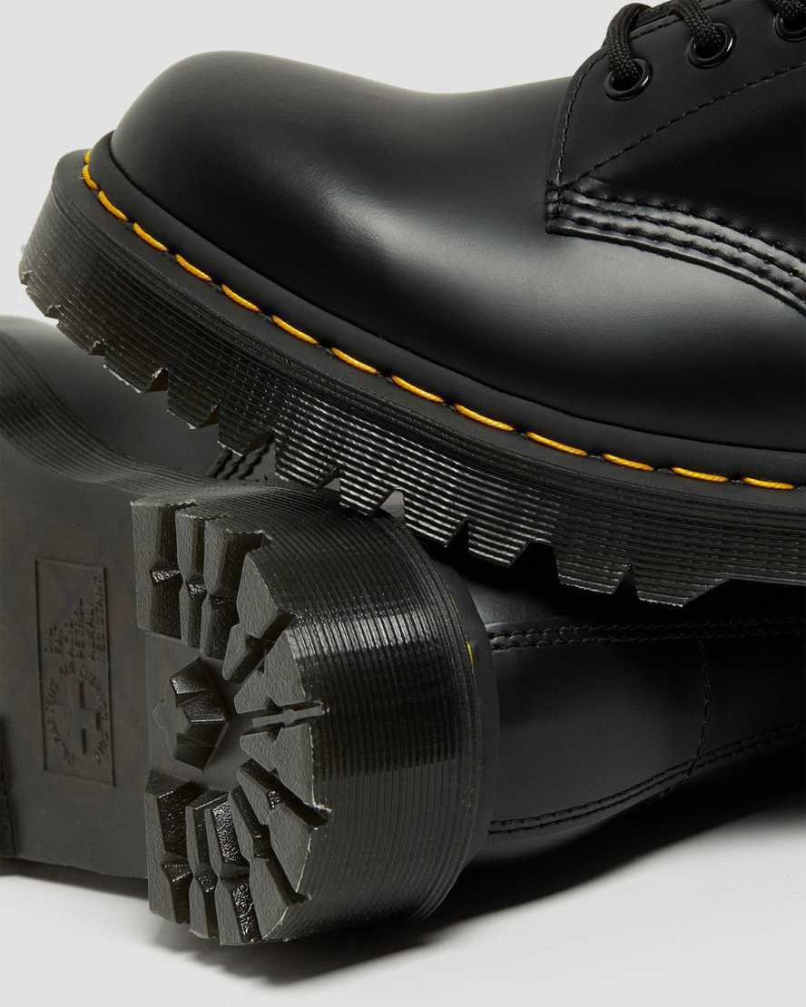 Botines Dr Martens 1460 Bex Smooth Leather Platform Hombre Negras  España |  48965-SRGW