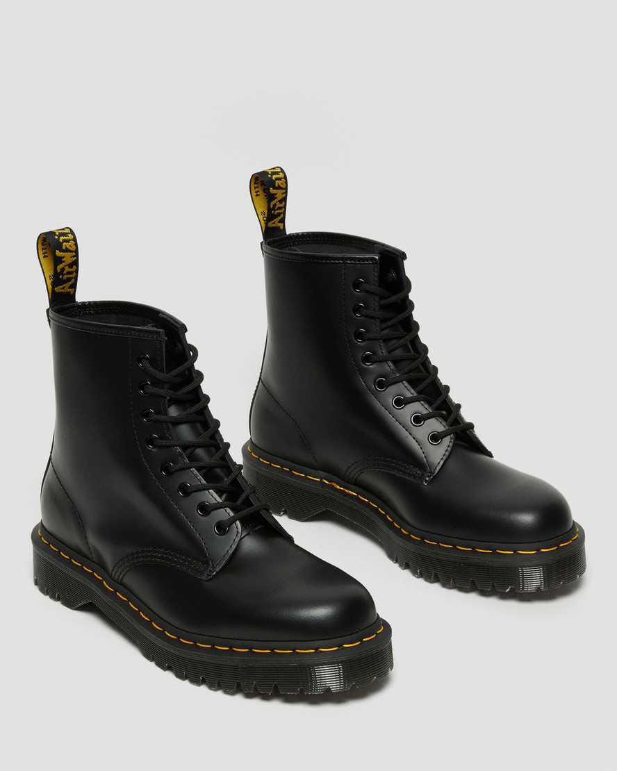 Botines Dr Martens 1460 Bex Smooth Leather Platform Hombre Negras  España |  48965-SRGW