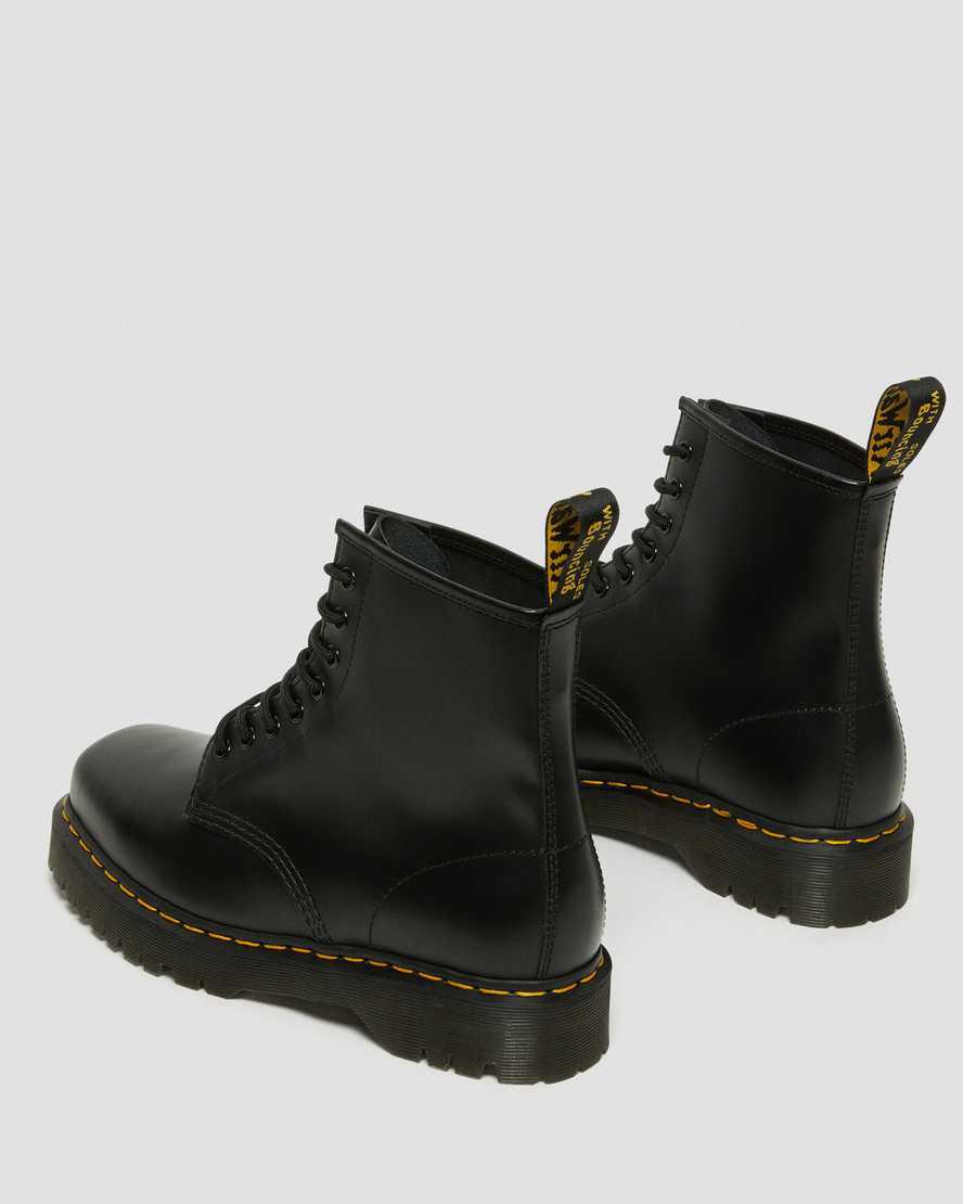 Botines Dr Martens 1460 Bex Squared Toe Leather Lace Up Mujer Negras  España |  31405-LIJF
