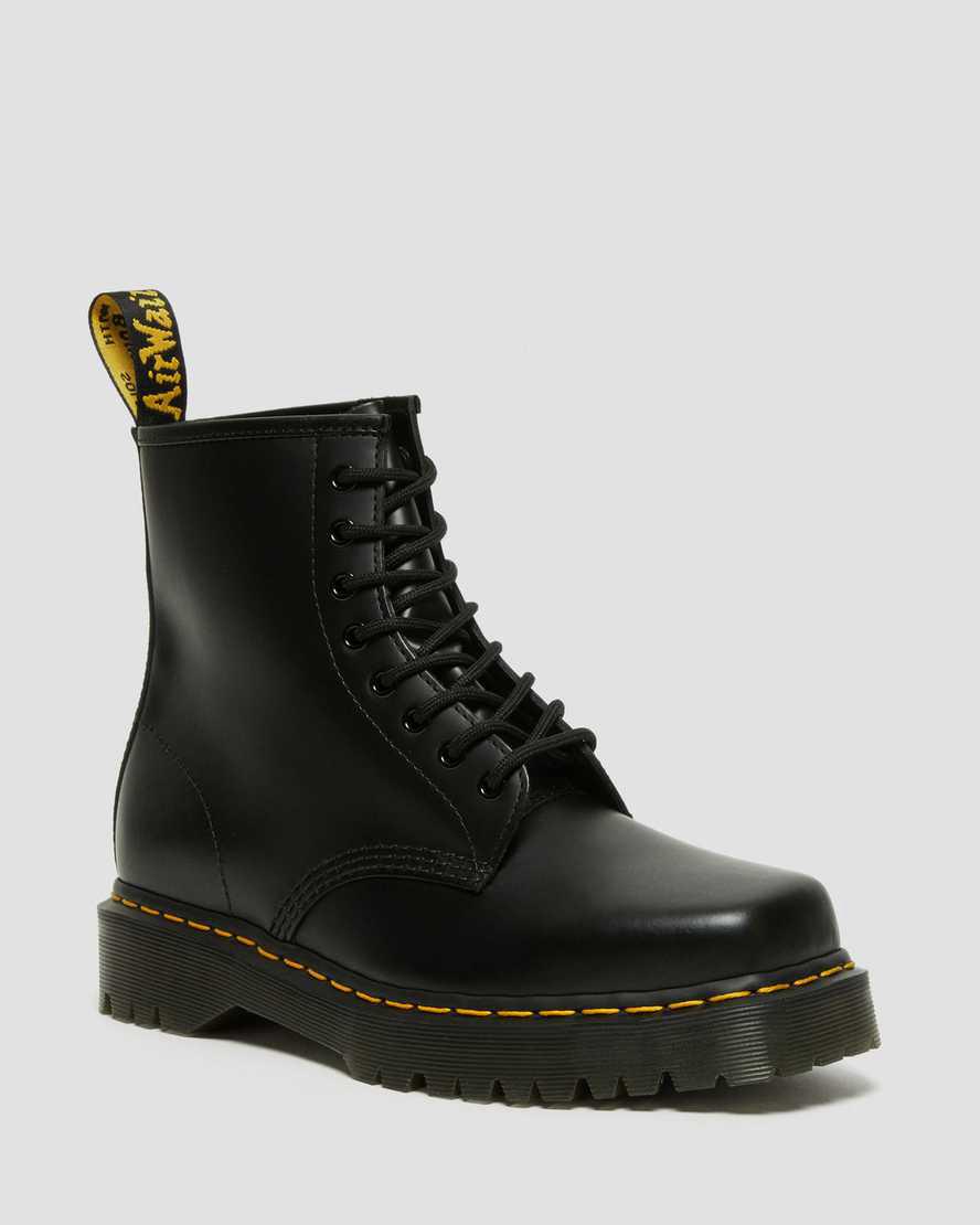 Botines Dr Martens 1460 Bex Squared Toe Leather Lace Up Mujer Negras  España |  31405-LIJF