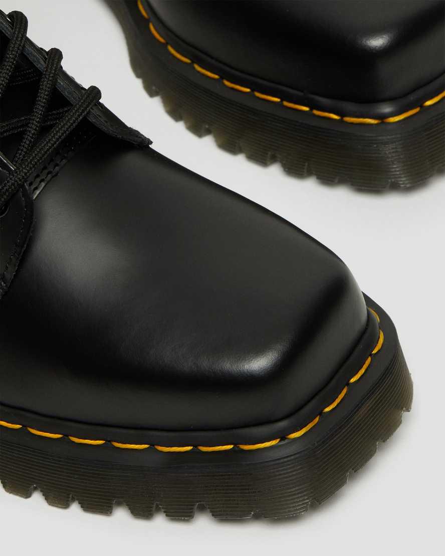 Botines Dr Martens 1460 Bex Squared Toe Leather Lace Up Hombre Negras  España |  65349-KZLS