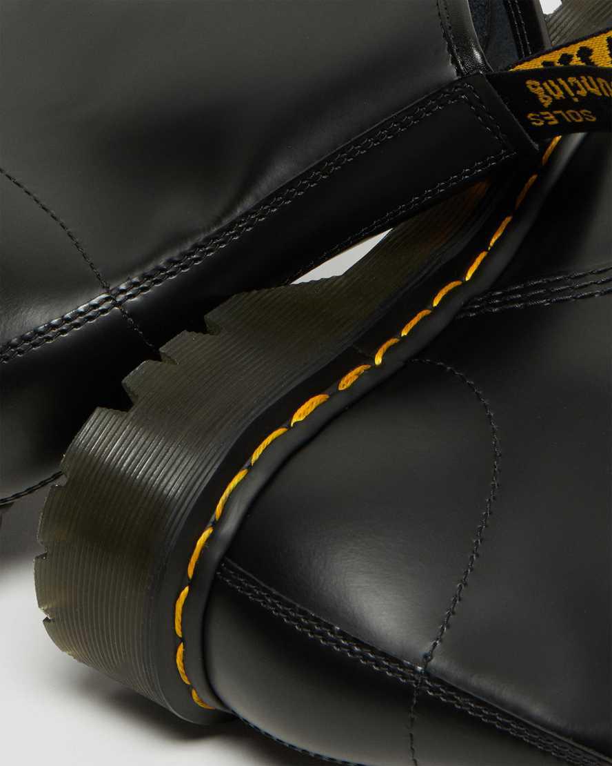 Botines Dr Martens 1460 Bex Squared Toe Leather Lace Up Hombre Negras  España |  65349-KZLS