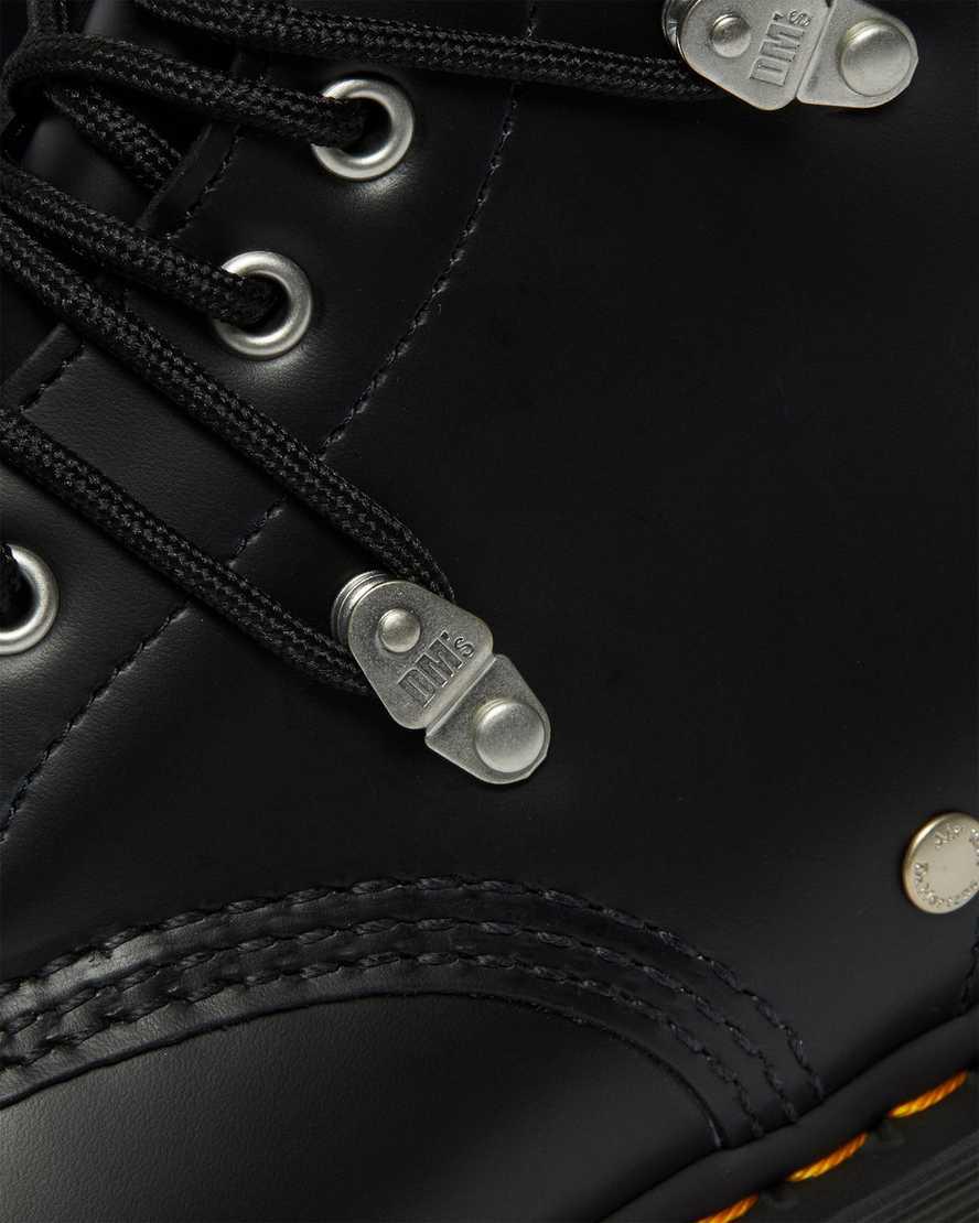Botines Dr Martens 1460 Bex Stud Leather Lace Up Hombre Negras  España |  49512-EHYK
