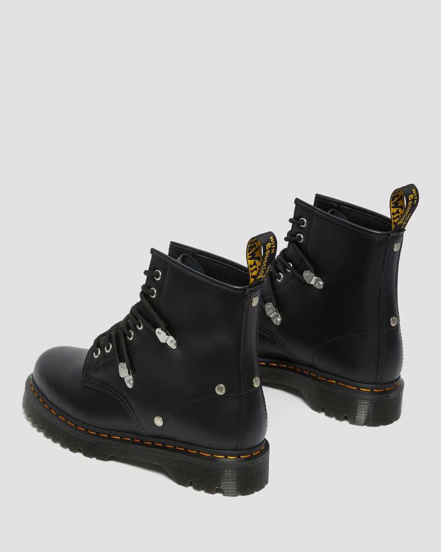 Botines Dr Martens 1460 Bex Stud Leather Lace Up Hombre Negras  España |  49512-EHYK