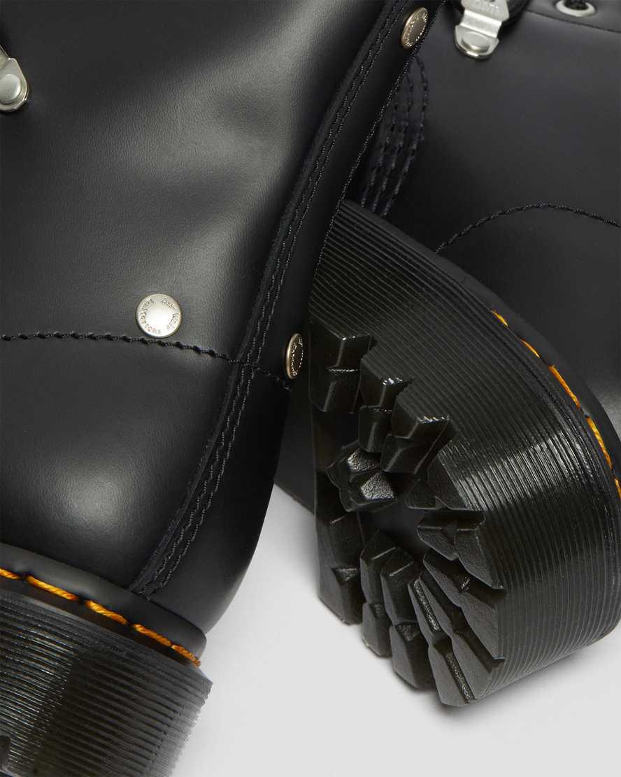 Botines Dr Martens 1460 Bex Stud Leather Lace Up Hombre Negras  España |  49512-EHYK