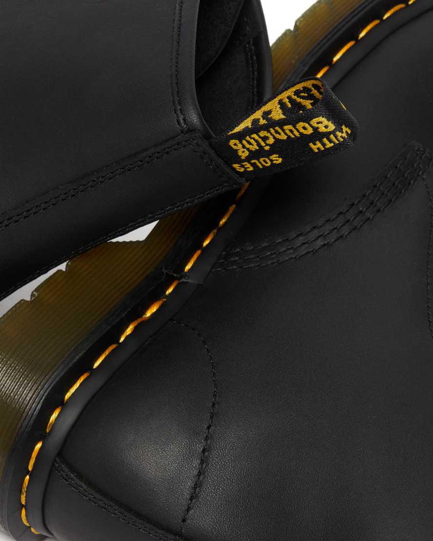 Botines Dr Martens 1460 Greasy Leather Lace Up Mujer Negras  España |  34927-ZYMB
