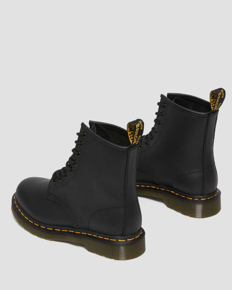 Botines Dr Martens 1460 Greasy Leather Lace Up Mujer Negras  España |  34927-ZYMB