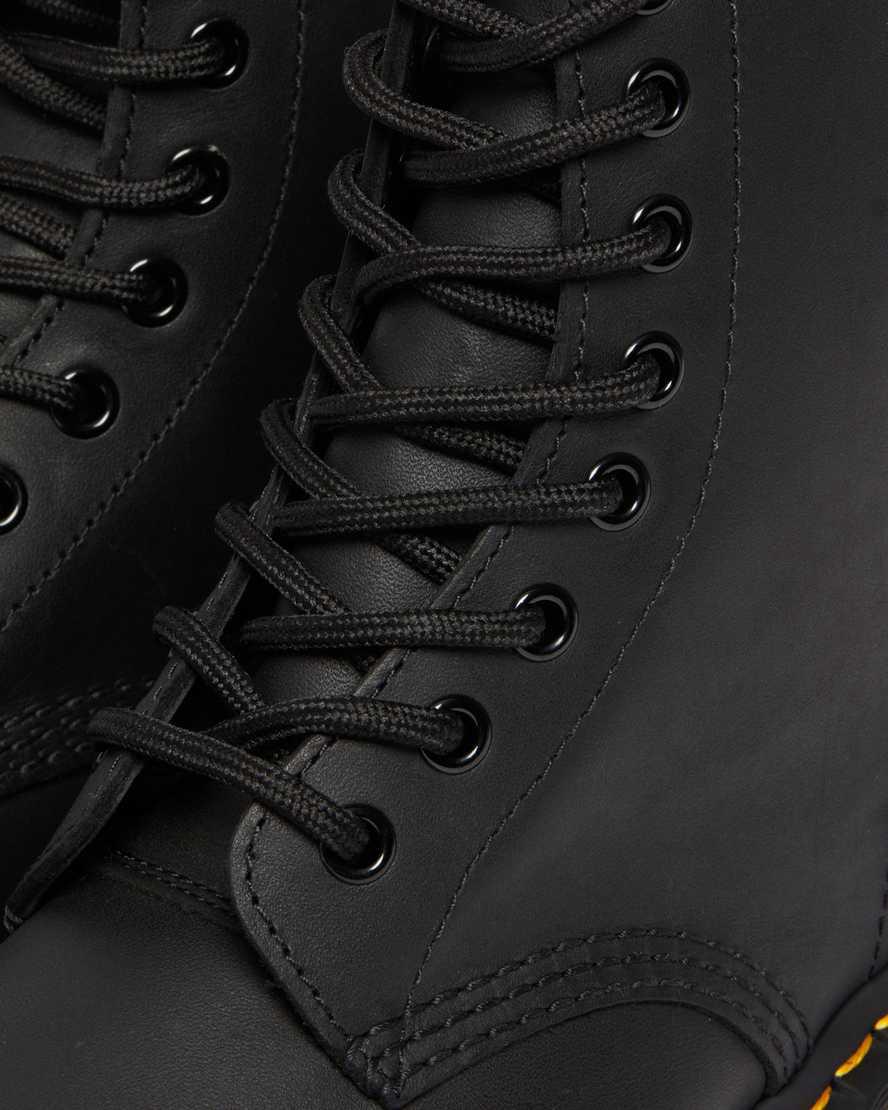 Botines Dr Martens 1460 Greasy Leather Lace Up Mujer Negras  España |  34927-ZYMB