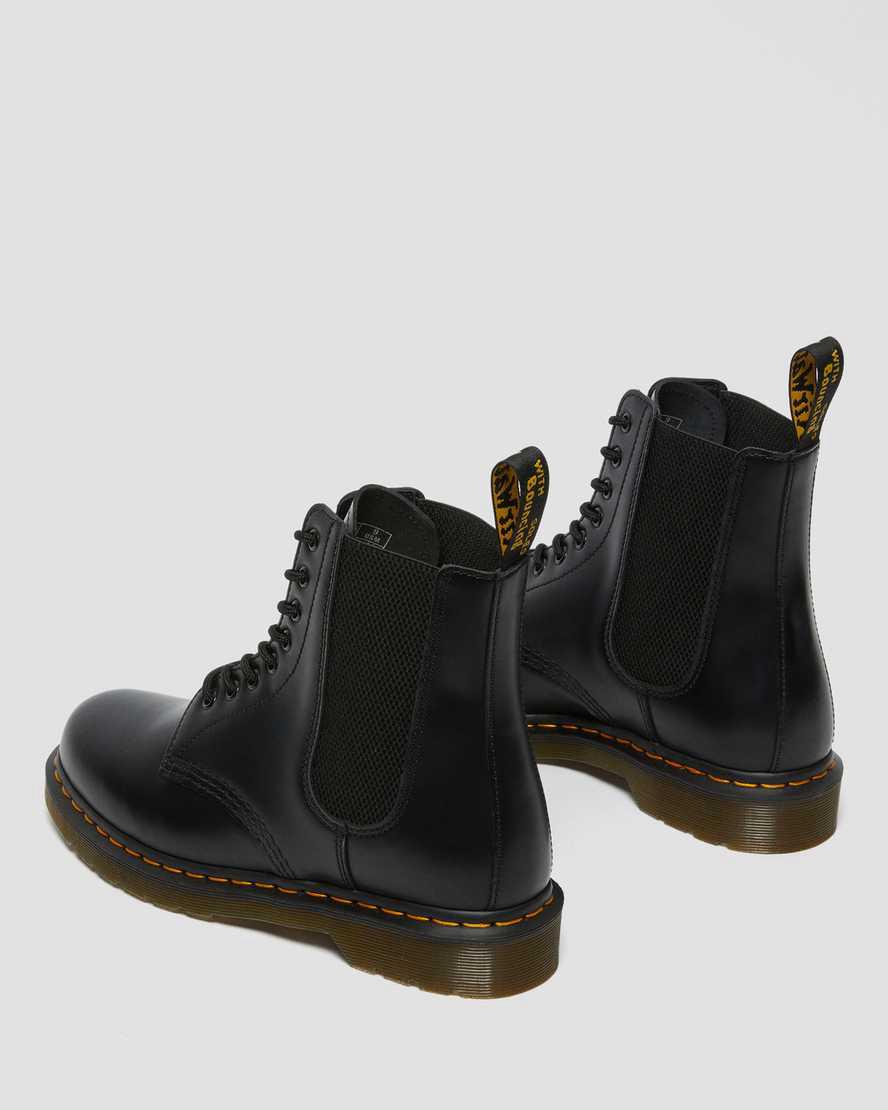 Botines Dr Martens 1460 Harper Smooth Leather Lace Up Mujer Negras  España |  34728-RGEC