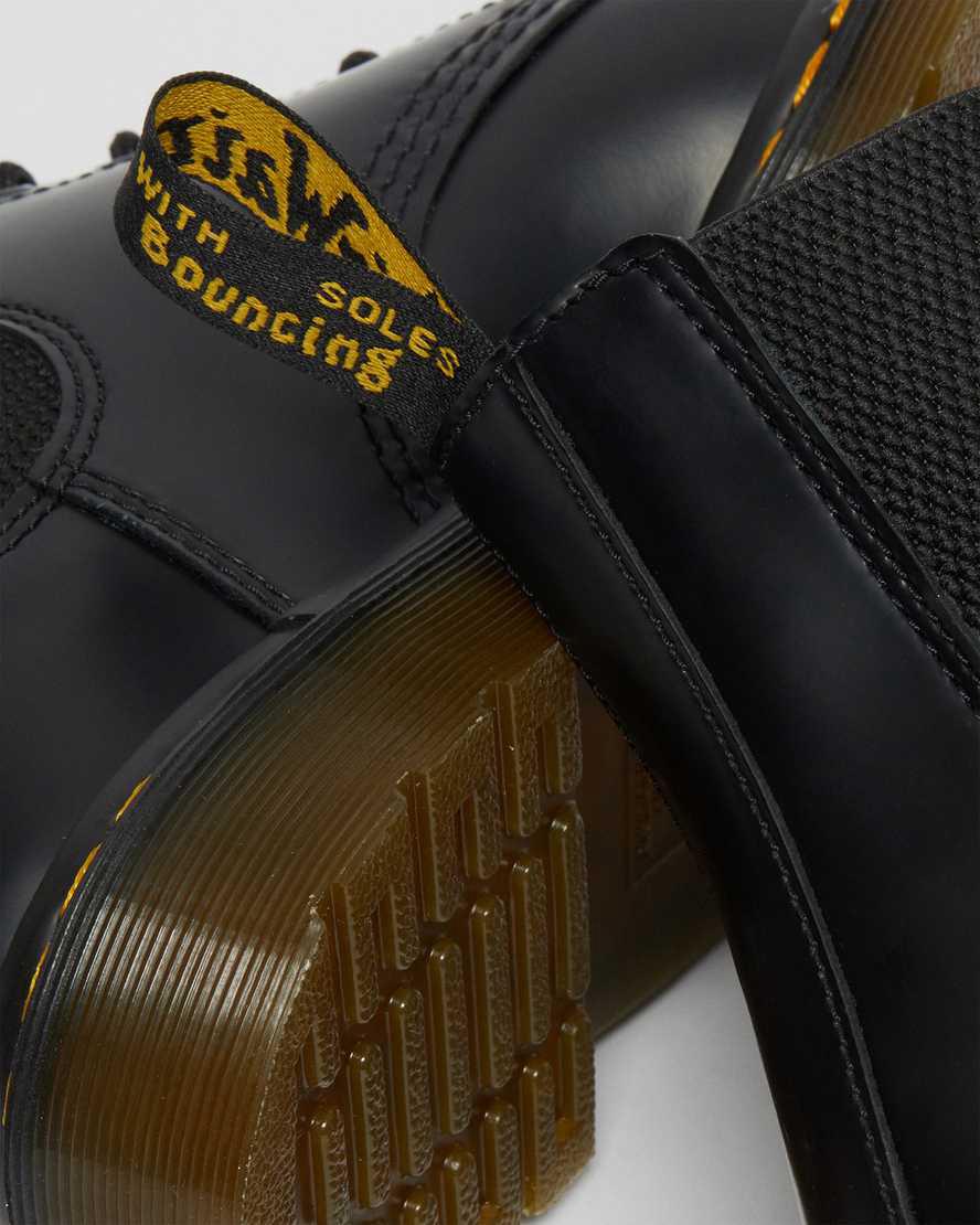 Botines Dr Martens 1460 Harper Smooth Leather Lace Up Mujer Negras  España |  34728-RGEC