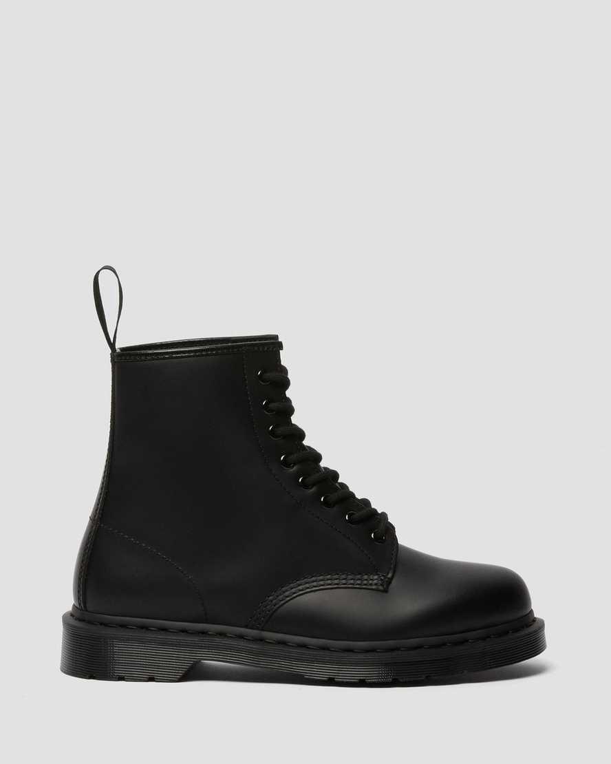 Botines Dr Martens 1460 Mono Smooth Leather Lace Up Hombre Negras  España |  96135-ZELS