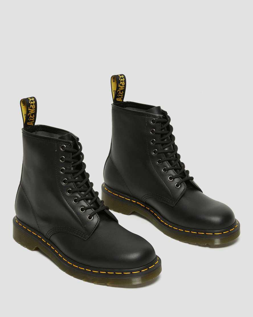 Botines Dr Martens 1460 Nappa Leather Lace Up Hombre Negras  España |  64351-VALN