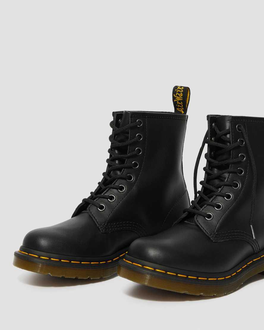 Botines Dr Martens 1460 Nappa Leather Lace Up Mujer Negras  España |  80172-QAZE