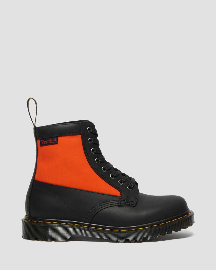 Botines Dr Martens 1460 Panel Made in England Leather Lace Up Hombre Negras  España |  79468-OUBJ