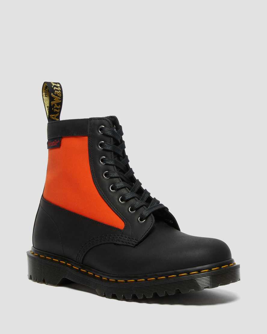 Botines Dr Martens 1460 Panel Made in England Leather Lace Up Hombre Negras  España |  79468-OUBJ