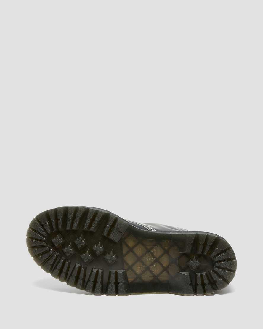 Botines Dr Martens 1460 Pascal Bex Leather Contrast Lace Up Hombre Negras Blancas  España |  65243-JBRZ